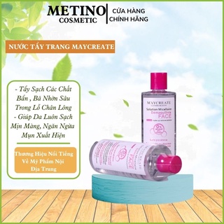 Nước Tẩy Trang MayCreate [𝑭𝒓𝒆𝒆𝒔𝒉𝒊𝒑] Dung Tích 200ml Và 300ml - Giúp Tẩy Sạch Chất Bẩn Và Bã Nhờn