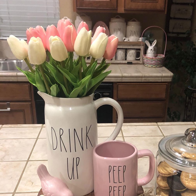 Hoa giả ❤️ Hoa tulip giả PU cao cấp ❤️ Hoa Decor trang trí nhà cửa Lizflower