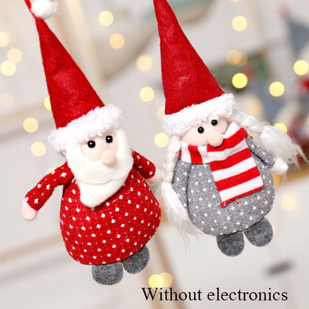Búp Bê Ông Già Noel Phát Sáng Trang Trí Giáng Sinh