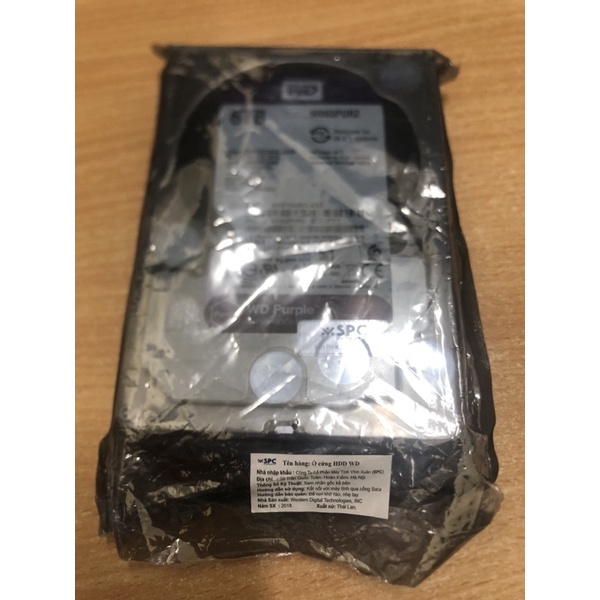 HDD 6TB WD Purple Chuyên Camera | BigBuy360 - bigbuy360.vn