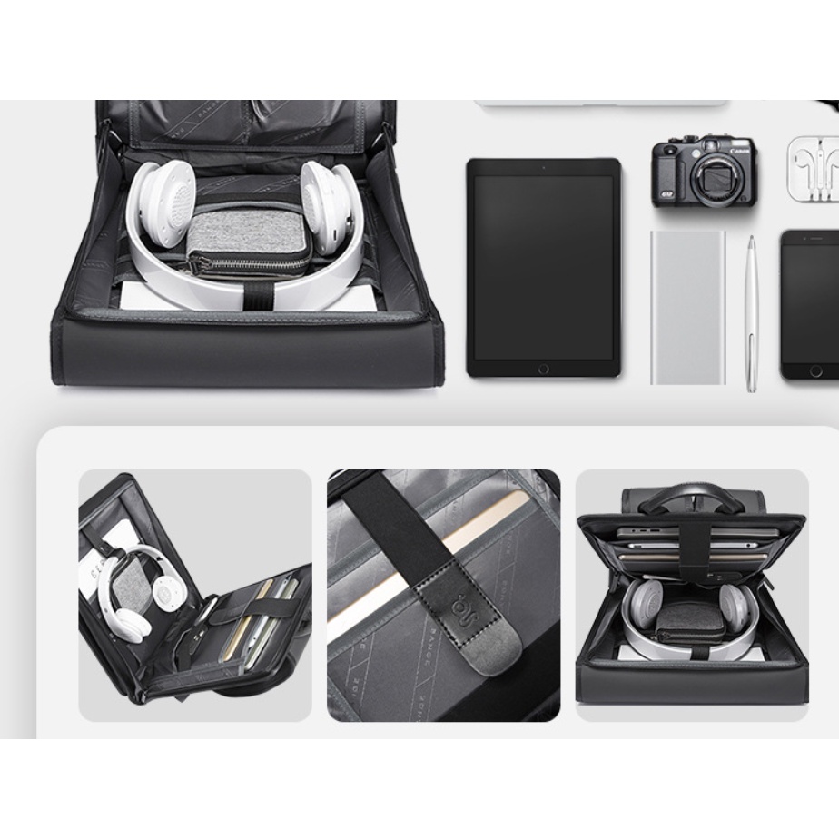 Balo laptop nam chống thấm nước cao cấp phong cách châu âu