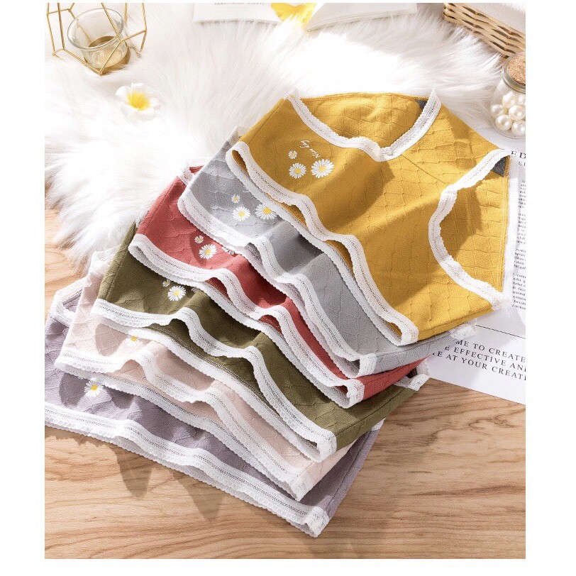 8688quần lót nữ cotton hoa cúc pha ren sexy mềm mịn không bai xù kháng khuẩn | BigBuy360 - bigbuy360.vn