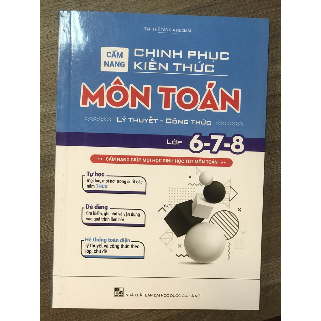 Sách - Combo cẩm nang chinh phục kiến thức môn Toán, Khoa học tự nhiên, Tiếng Anh lớp 6,7,8,9