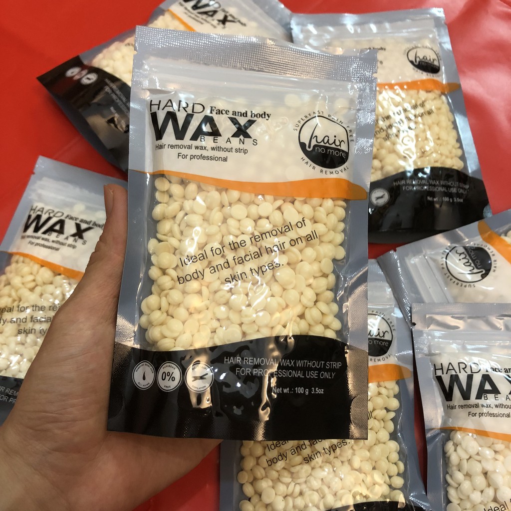 Sáp Wax Lông Hạt Đậu Hard Beans Nhập Khẩu Dùng Tẩy Lông Tại Nhà Y Tế Huyền Trang