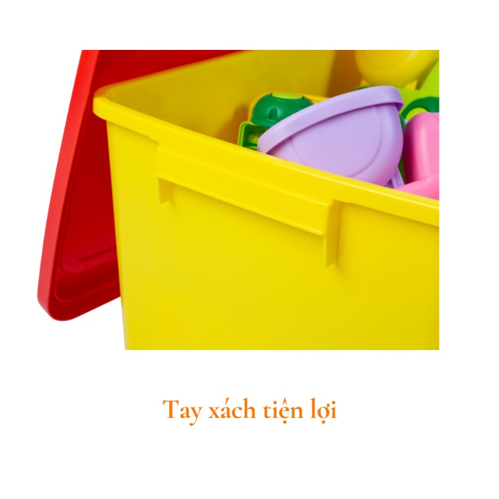 Thùng hộp đa năng đựng đồ trẻ em Notoro Nhật Bản, đựng đồ chơi, quần áo, đồ dùng học tập cho bé, an toàn Vapu HCM