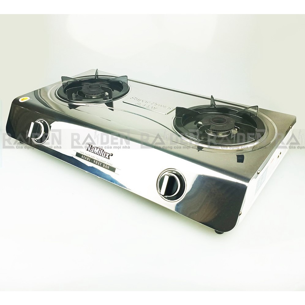 Bếp ga đôi Namilux DL2163APS ( INOX ) HÀNG CHÍNH HÃNG 100%