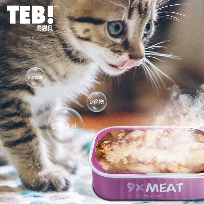 Pate Teb TM mix vị bổ sung dinh dưỡng, tăng cân cho mèo con và mèo indoor (125gram)