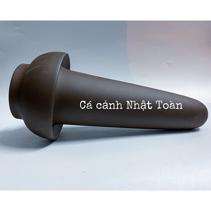 ỐNG GỐM SỨ CHO CÁ NÚP VÀO TRANG TRÍ BỂ CÁ 28X10CM