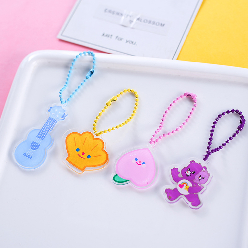 Set 20 Hạt Chuỗi 12cm Gắn Móc Khóa Phong Cách Giáng Sinh