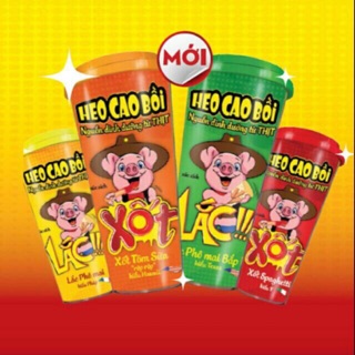 Xúc xích lắc và xốt heo cao bồi tiệt trùng 3 cây tặng 1 cây