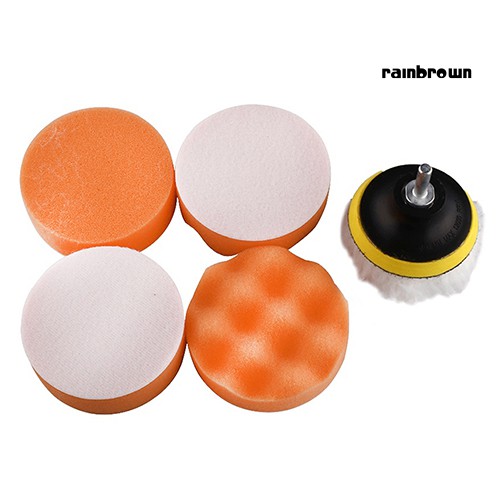 ^ Qchl ^ 3 Inch Đánh Bóng Đồ Nội Thất Xe Hơi Đa Chức Năng