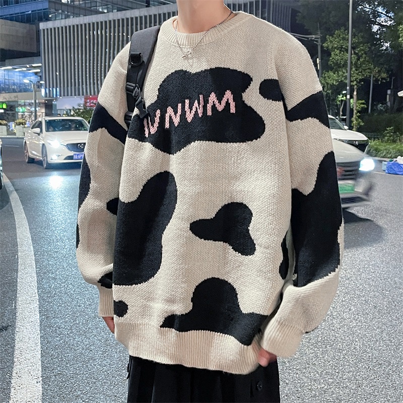 Áo Khoác Len Dáng Rộng Phong Cách Hàn Quốc Thời Trang Thu Đông Cho Nam