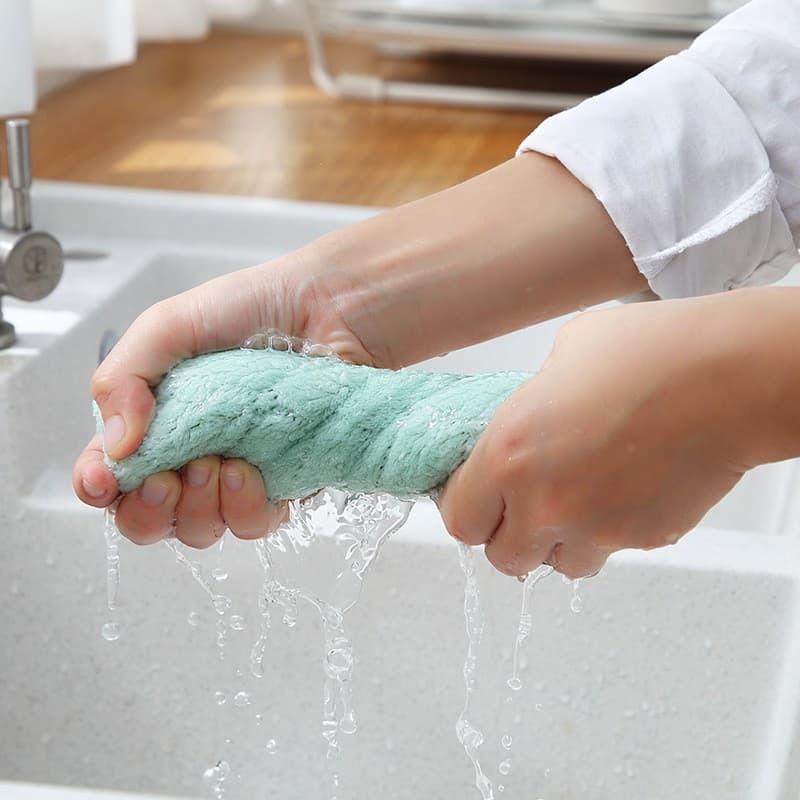 Combo 3 Khăn Lau Đa Năng 2 Màu Siêu Thấm Nước Tiện Dụng giá Rẻ