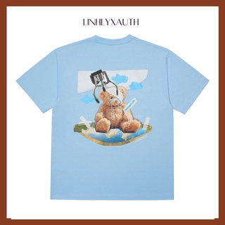 Nr70 / áo thun adlv - acmé de la vie - teddy bear doll blue tee linhlyxauth llxauth!