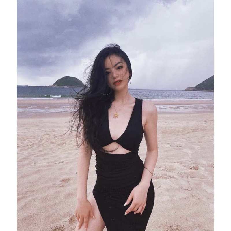 ĐẦM BODY ĐEN XOẮN NGỰC HỞ EO QUYẾN RŨ | BigBuy360 - bigbuy360.vn