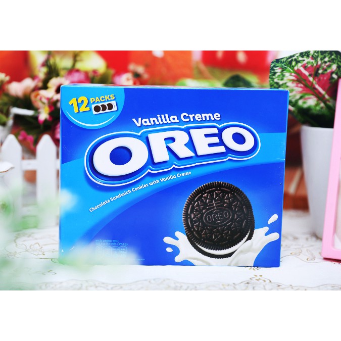 Bánh OREO Kẹp kem Vị Vanilla 342g | BigBuy360 - bigbuy360.vn