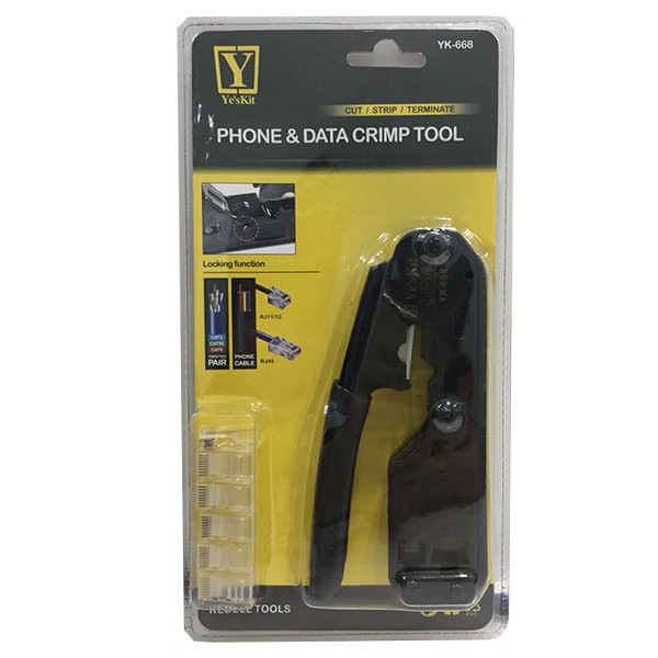 Kìm bấm mạng RJ45/RJ11 Ye'skit YK668
