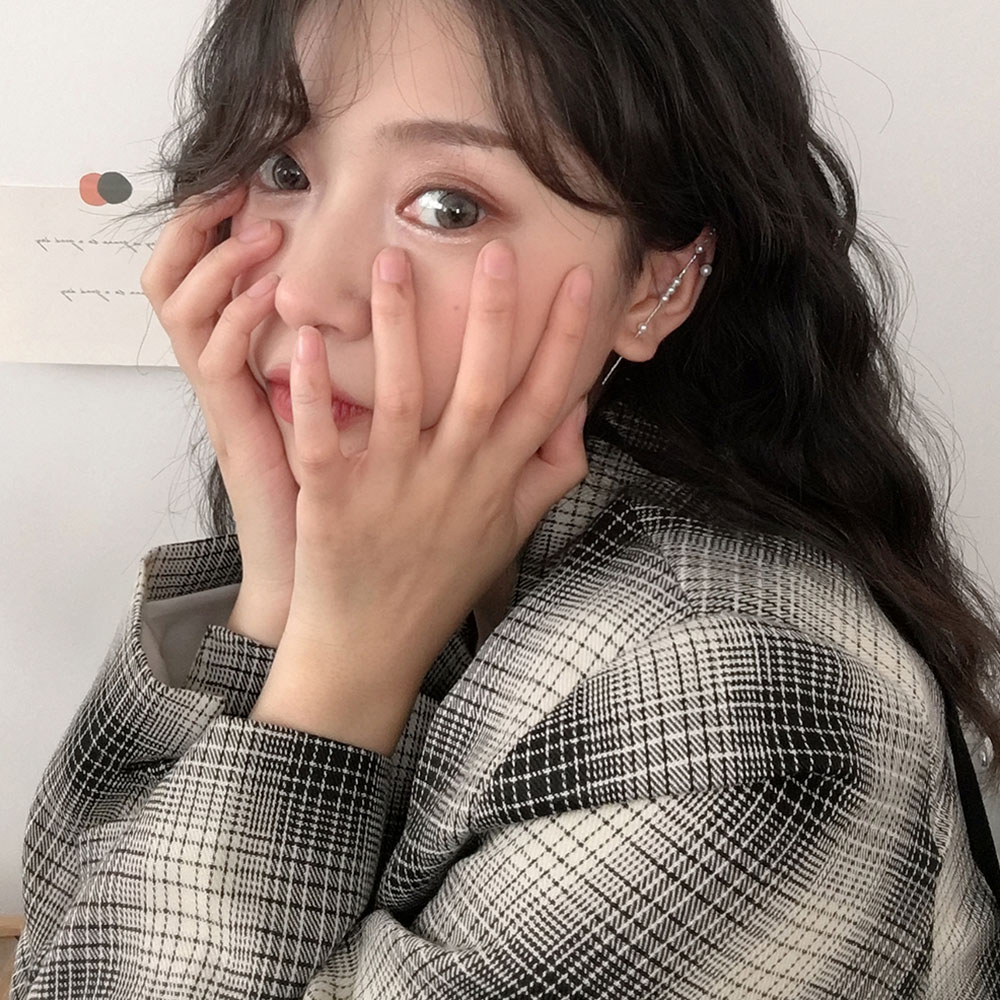 Bông Tai Mạ Bạc 925 Đính Ngọc Trai Chất Lượng Cao