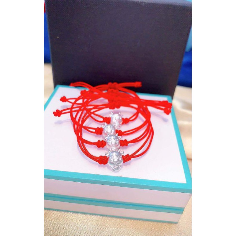 VÒNG CHỈ ĐỎ CON TRÂU BẠC MAY MẮN NĂM MỚI TÂN HỢI 2021