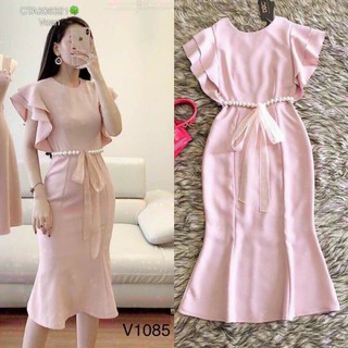 ĐẦM TAY XẾP BÈO EO KẾT CƯỜM