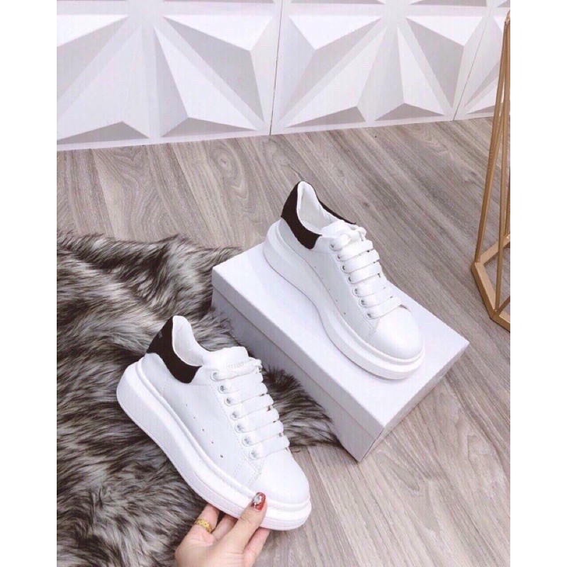 [Chuyên Sỉ] Giày Thể Thao Sneaker MCQ Gót Đen Nam Nữ Đẹp 2020 Full Size 38 Đến 43