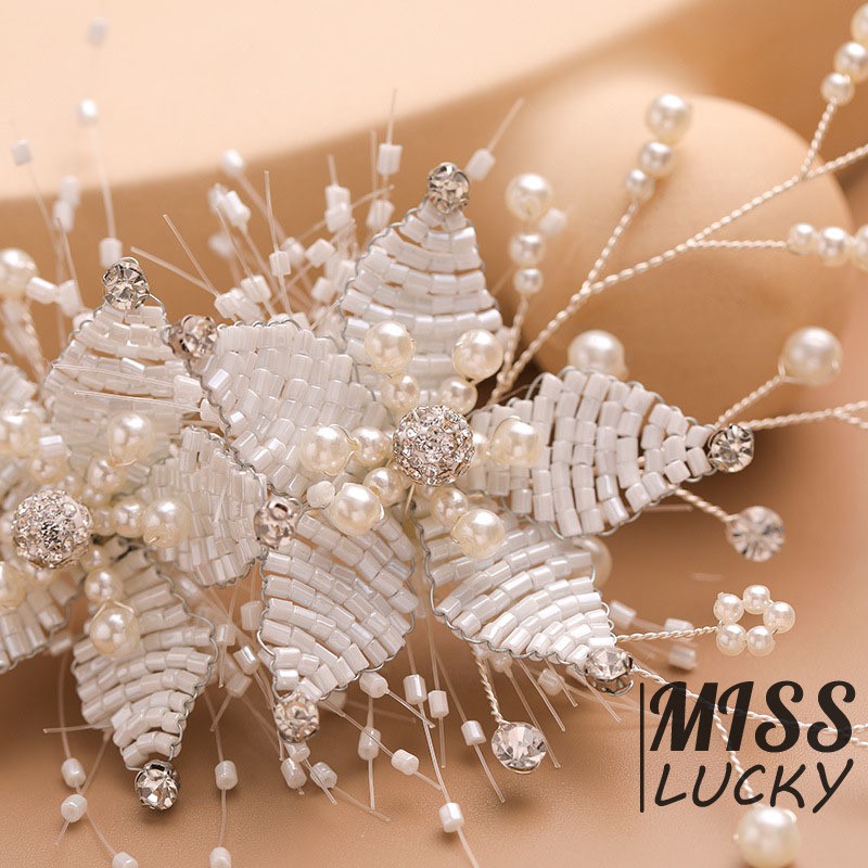 Phụ kiện cài tóc kiểu dáng thời trang thanh tú cho cô dâu