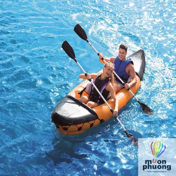 Thuyền kayak bơm hơi 3,2m Bestway thiết kế 3 khoang khí là phụ kiện thể thao dã ngoại tuyệt vời - MUÔN PHƯƠNG SHOP