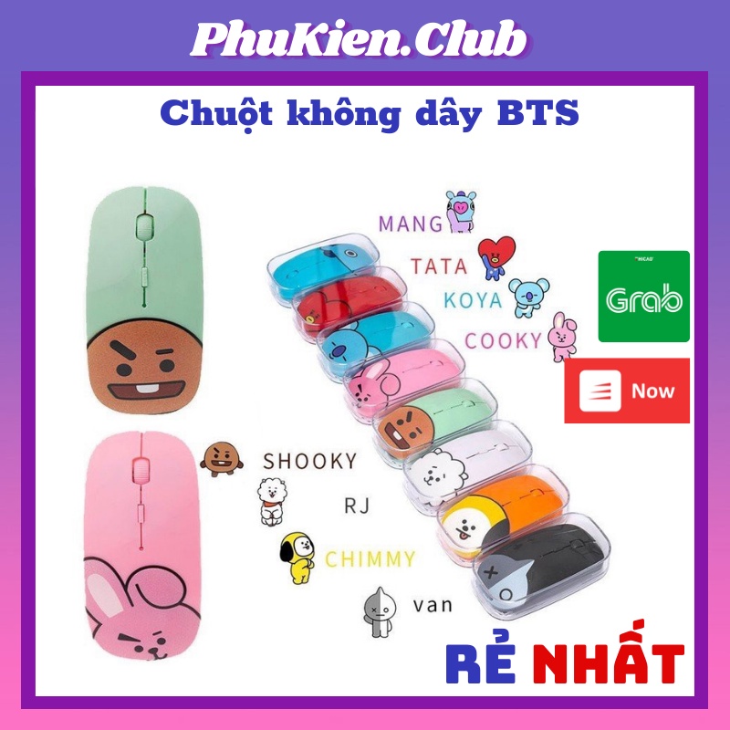 Chuột Không Dây Bts Bt21 Chuyên Dụng Cho Máy Tính