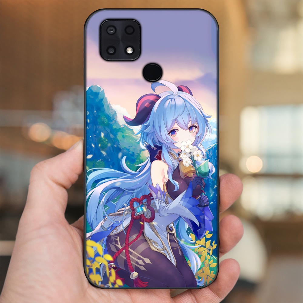 Ốp lưng Xiaomi Poco C40 viền đen in hình Ganyu Genshin Impact