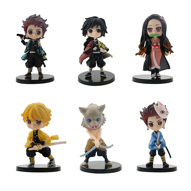 Mô hình anime thanh gươm diệt quỷ CLOUD STORE, figure kimetsu no yaiba, mo hinh mini, nhân vật anime