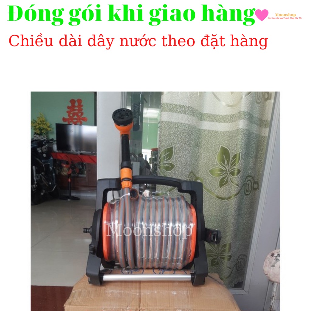 [QUÀ TẶNG] Bộ Rulo Cuộn Dây Nước, Khung Dây Tưới Cây, Sản Phẩm Chất Lượng Của Tonydx, Đầy Đủ Phụ Kiện, Dài 20m