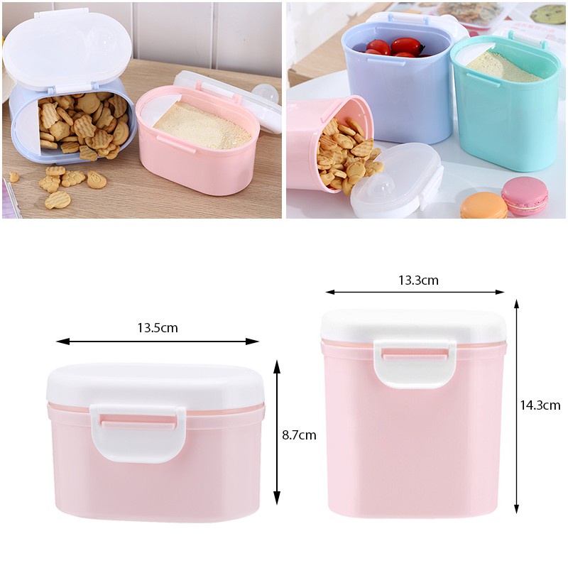 SABUY Hộp Đựng Sữa Bột/Thực Phẩm Hút Chân Không 200g 400g