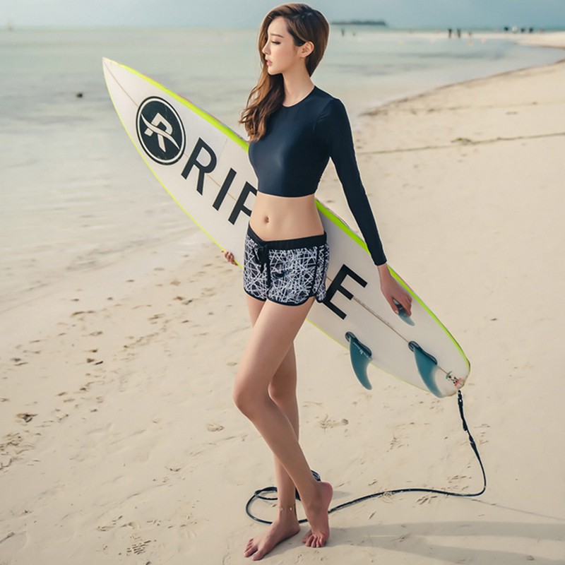 Set đồ bơi thể thao dài tay phong cách Hàn Quốc 1711 | BigBuy360 - bigbuy360.vn