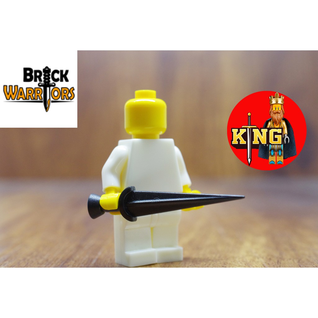 BRICKWARRIORS phụ kiện đồ chơi LEGO Nauhe II Sword (Black)