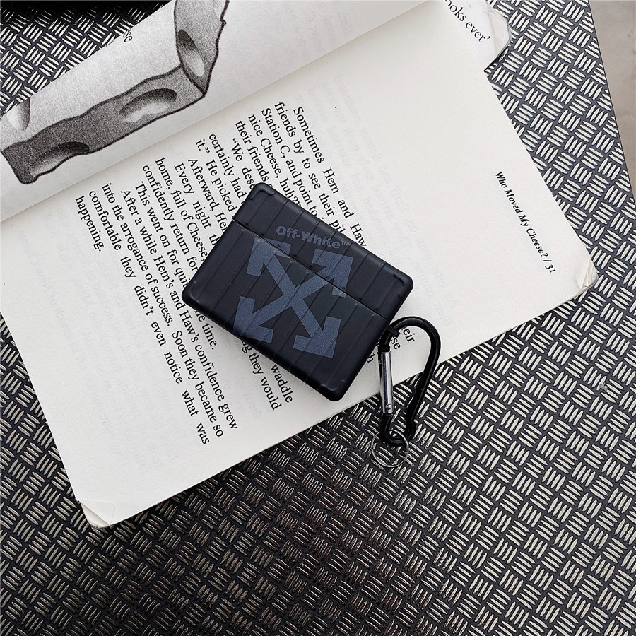Vỏ Bảo Vệ Hộp Sạc Tai Nghe airpods pro airpods 3 gen3 airpods 2 Họa Tiết off white Thời Trang Ốp