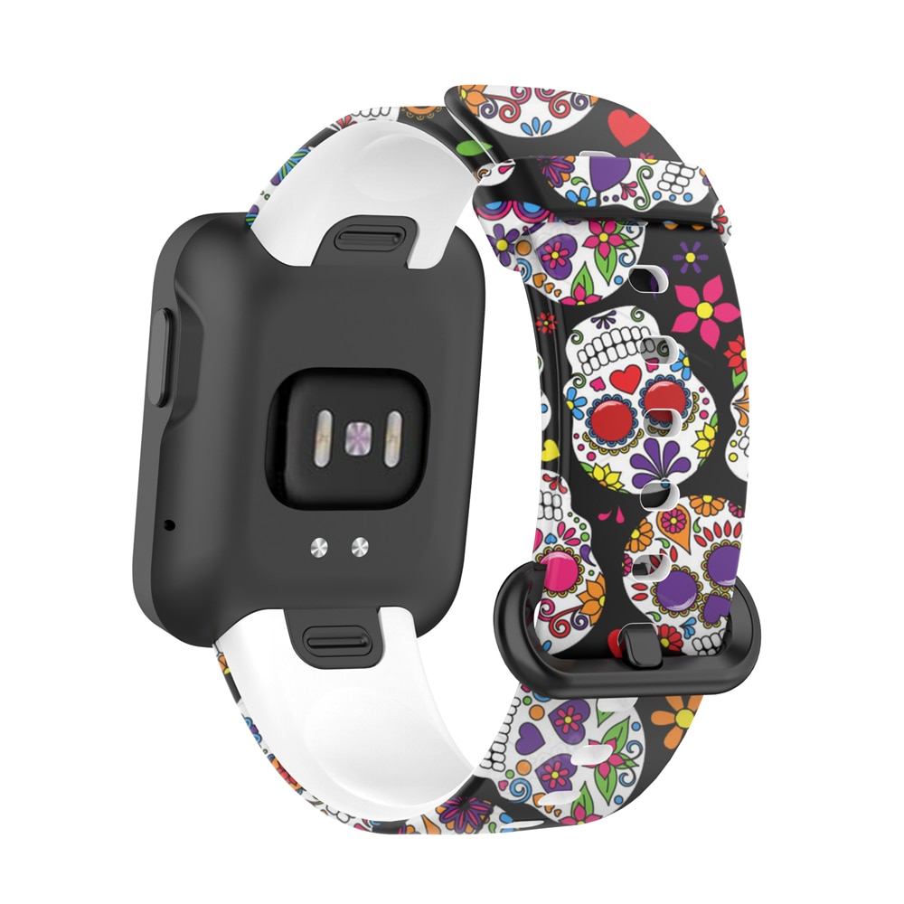 Dây Đeo Thay Thế Chất Liệu Silicon Hoạ Tiết Rằn Ri Cho XiaoMi Mi Watch Lite