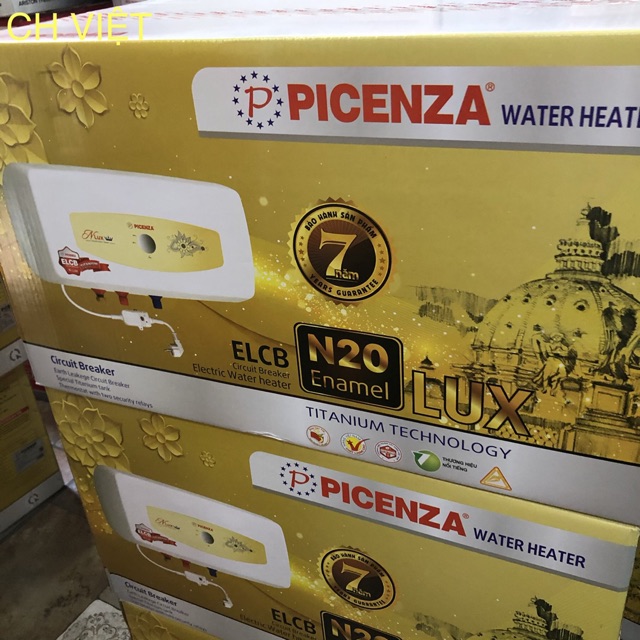 Bình nóng lạnh Picenza N20LUX (20L)