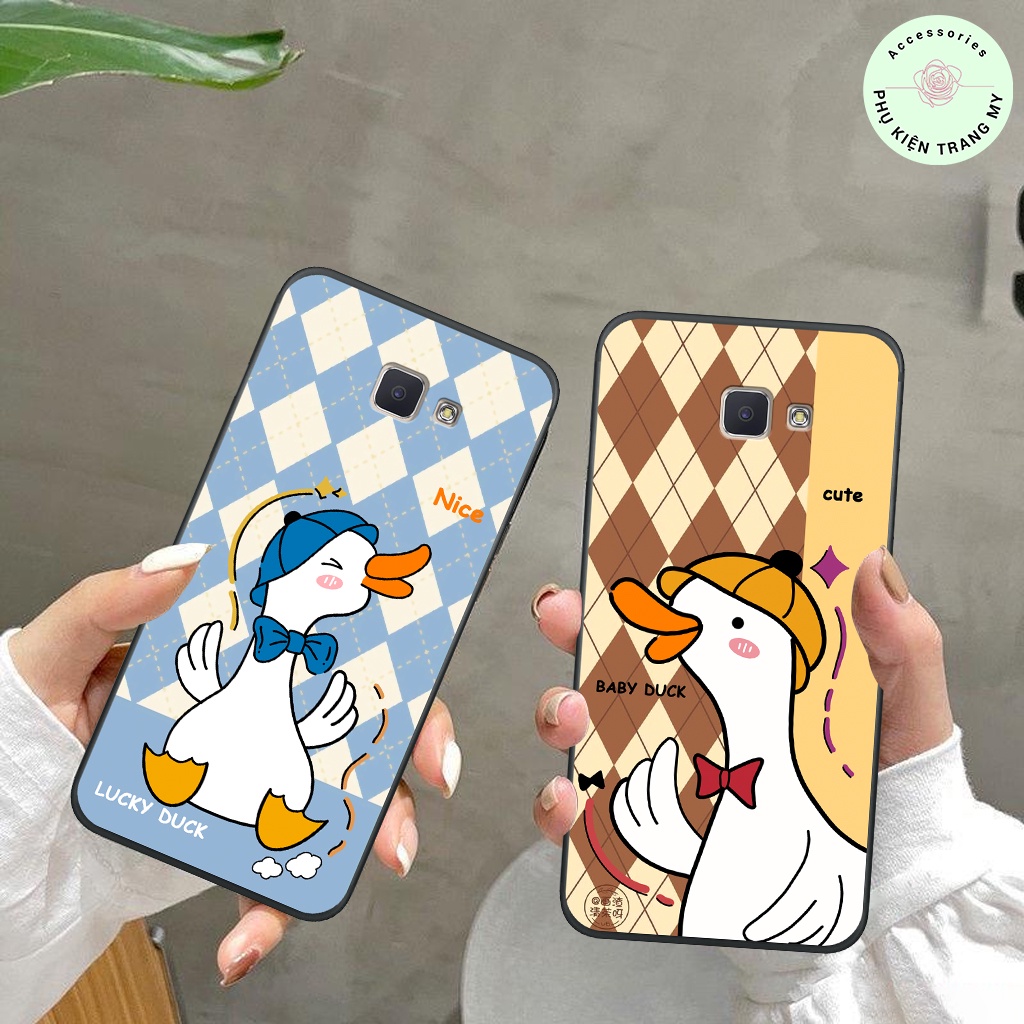 Ốp lưng Samsung J5 Prime/ J7 Prime/ J4 Plus/J4+ họa tiết trái tim, gấu, vịt vàng dễ thương