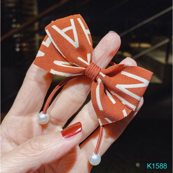 Dây Buộc Tóc Nơ Phong Cách Thời Trang Nhiều Màu Tùy Chọn Orin K1588