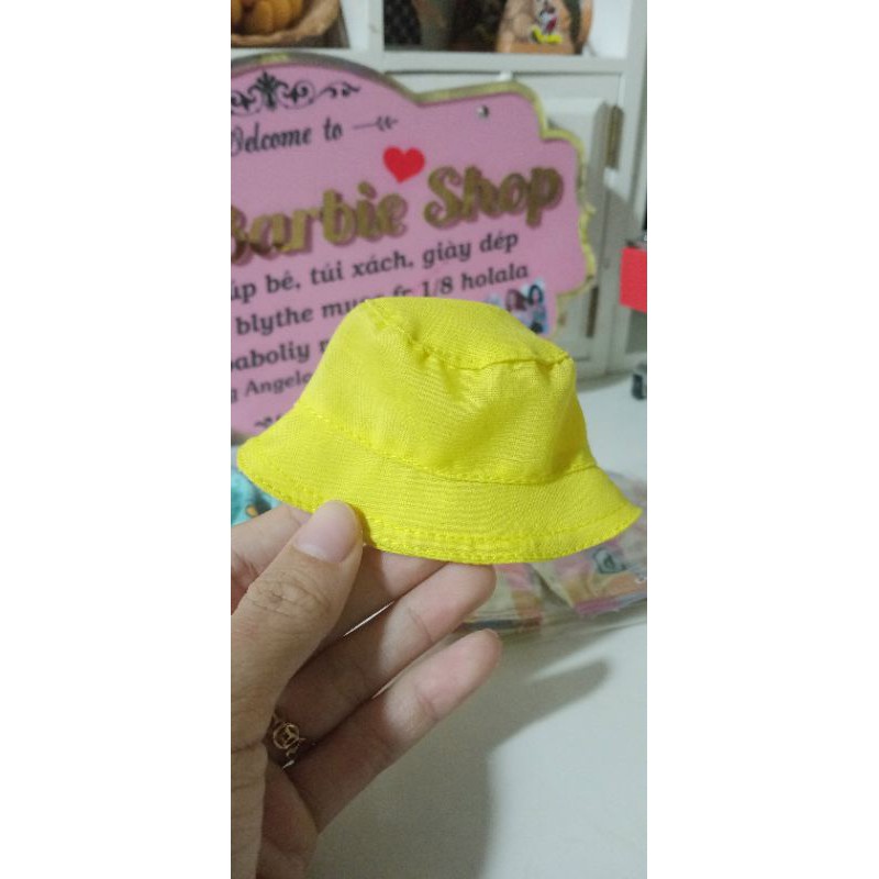 mũ bucket đủ mau cho doll búp bê baboliy holala 1/8 bru