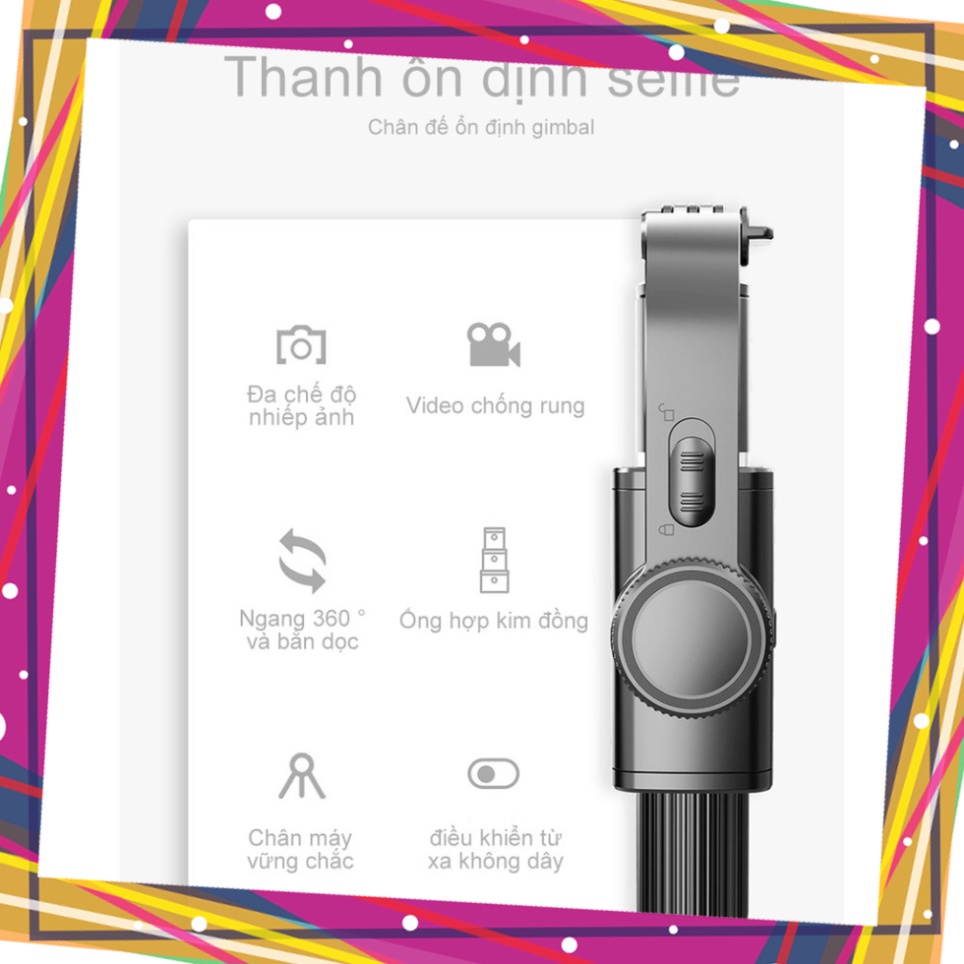 XẢ NGHỈ BÁN 【BH 1 ĐỔI 1】Tay Cầm Chống Rung Điện Tử Gimbal L08 Có Bluetooth - Gimbal Điện Thoại Chống Rung - Có Chân Đỡ T | BigBuy360 - bigbuy360.vn