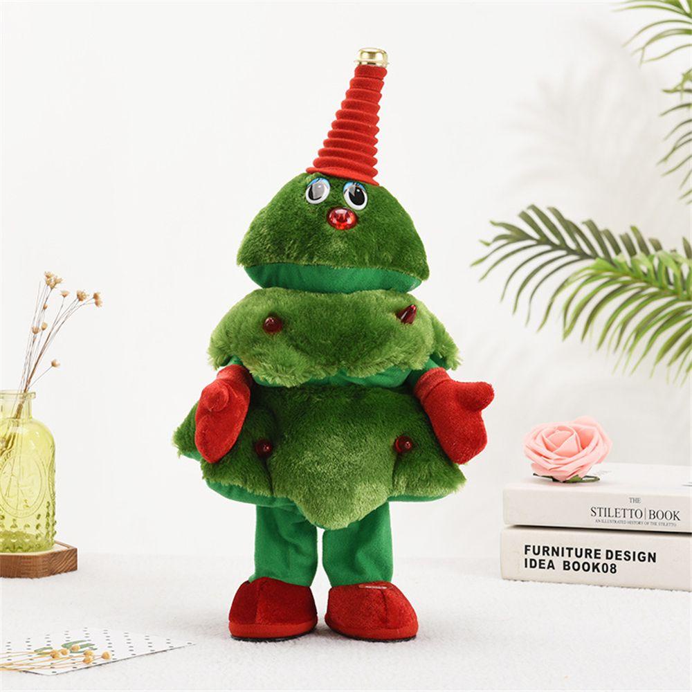 Búp Bê Nhồi Bông Hình Cây Thông Giáng Sinh Năm Mới Đơn Giản Dễ Thương
