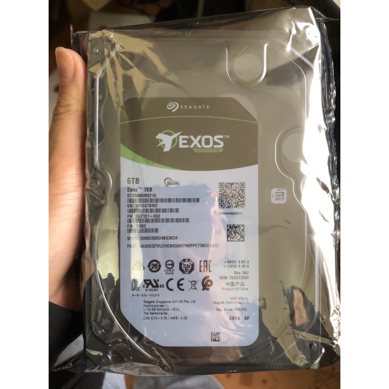 Ổ cứng Seagate Exos 6TB bh 1 năm