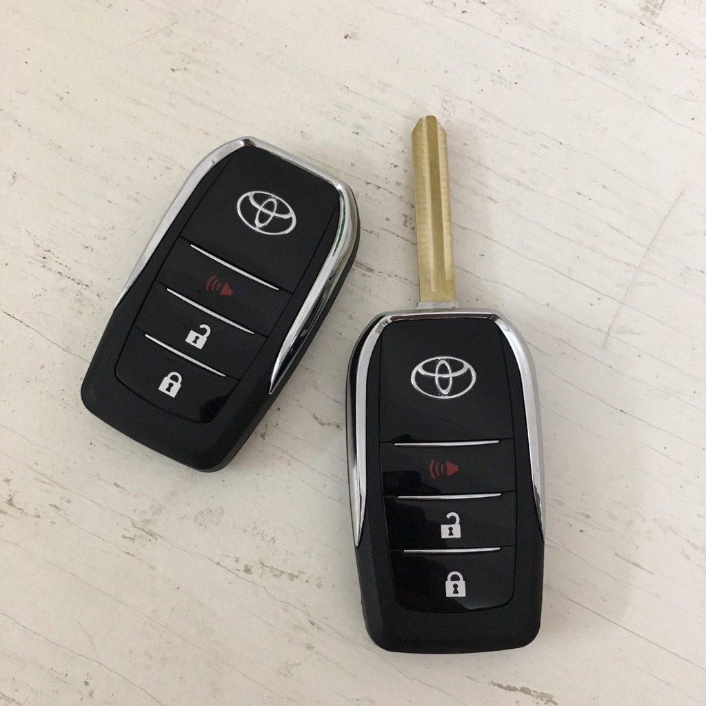 Vỏ Chìa Khóa Gập Cho Xe Ô Tô Toyota Các Dòng Camry, Yaris, Innova,... và Vios - Vỏ Chìa Khóa Toyota 3 nút