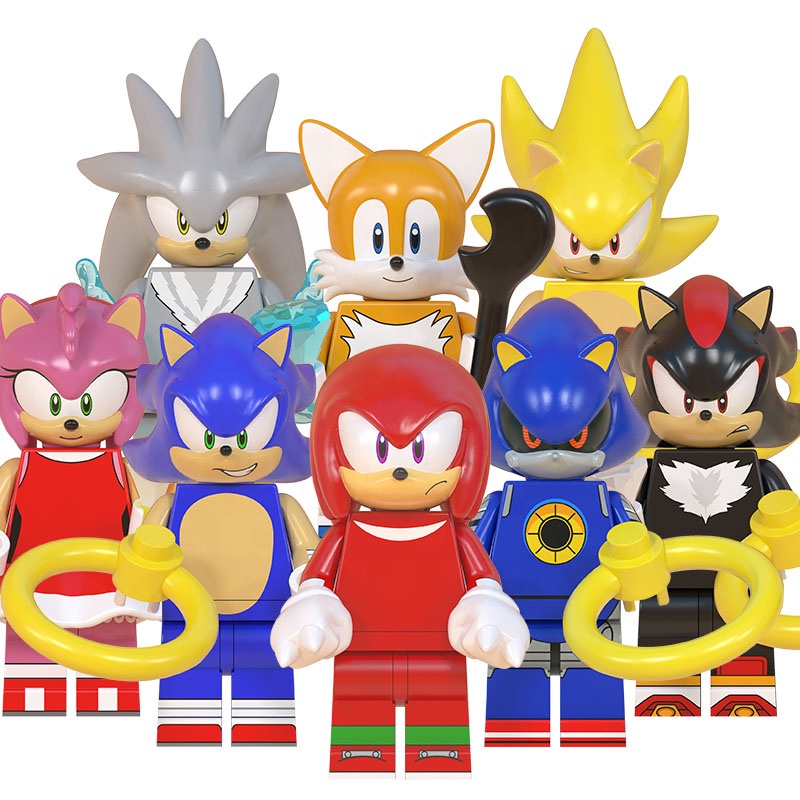 Bộ 8 nhân vật minifigures Sonic WM6086-1