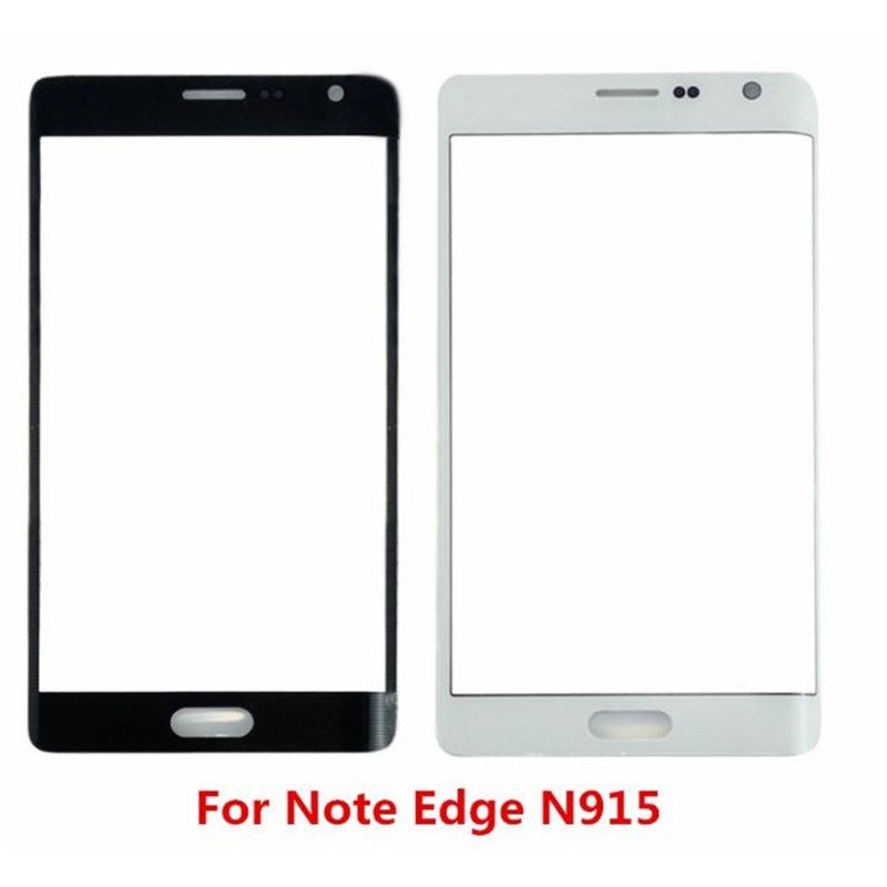 LCD Mặt Trước Màn Hình Cảm Ứng Kính Bên Ngoài Ống Kính Cho Samsung Galaxy Note Edge N915F N915A N915