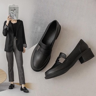 [Hàng oder 10-15 ngày về] GIÀY LOAFER GÓT VUÔNG NỮ