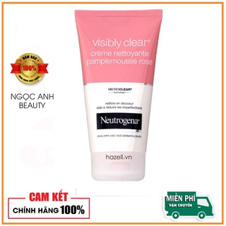 Sữa rửa mặt dạng kem netrogena crème nettoyante pamplemousse rose 150ml