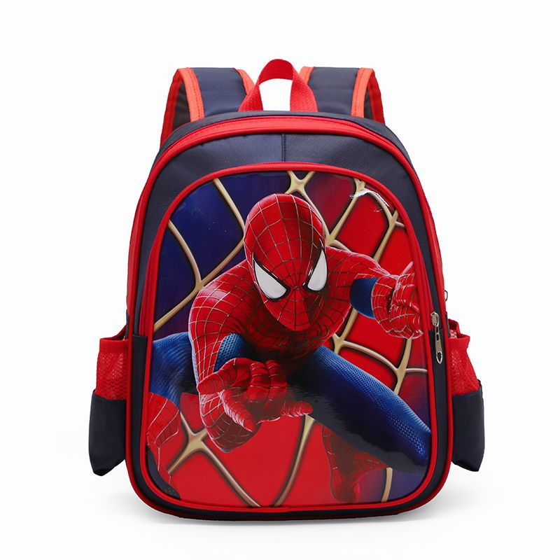 SUGE Ba Lô Đi Học Họa Tiết Spiderman Ultraman Aisha princess Dành Cho Các Bé Mẫu Giáo