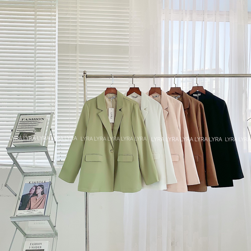 Áo blazer design by LYRA, chất tuyết Hàn cao cấp trẻ trung, thanh lịch, nữ tính-LWTAK016